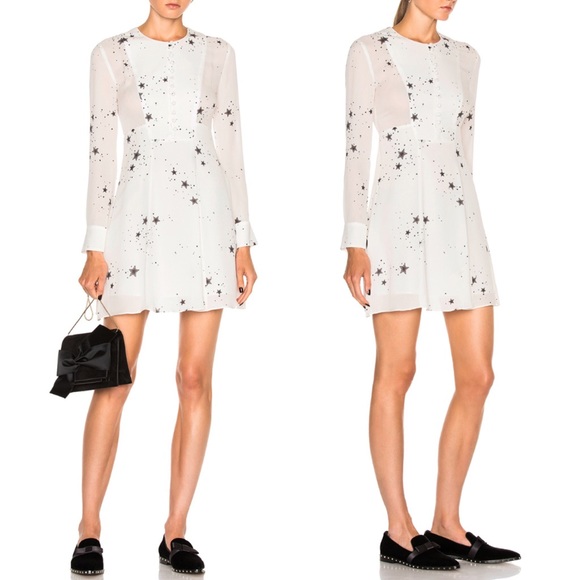 NWT Maternity-Friendly A.L.C. Star Print Dress - Picture 4 of 6